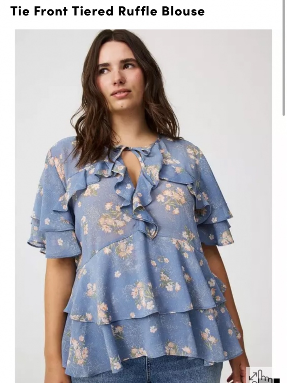 Ruffle blouse